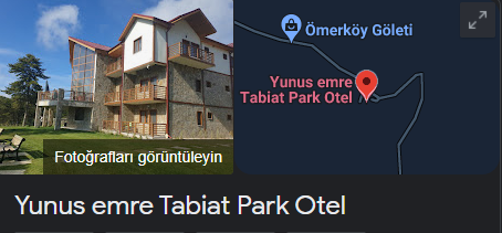 Yunusemre Tabiat Parkı Av Oteli - Harita Görünümü